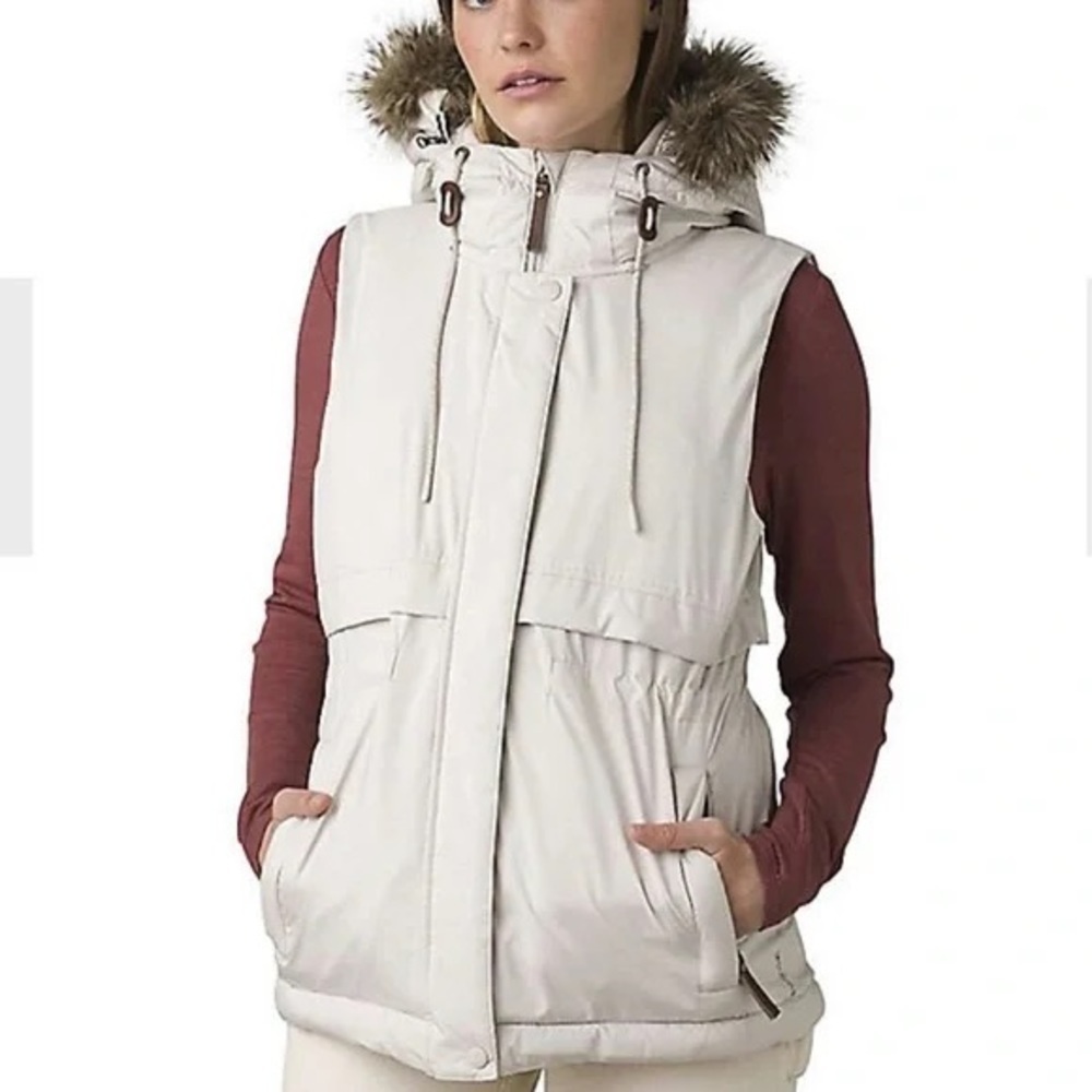 Prana Women's Banajaara Duck Down Vest Size XL